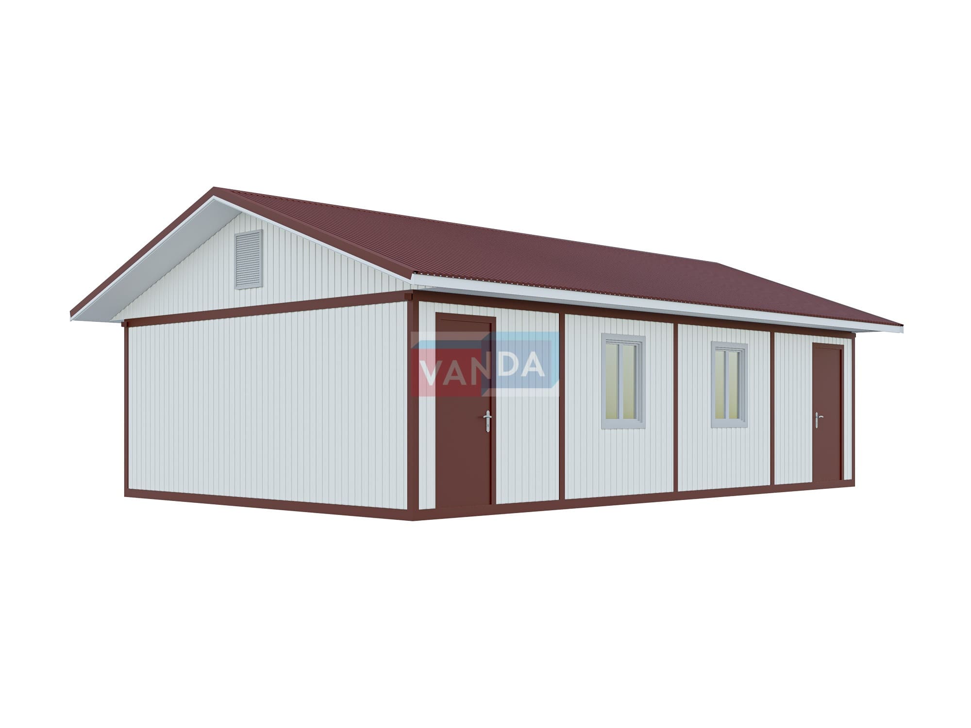 Проект модульной раздевалки 6.0х9,6